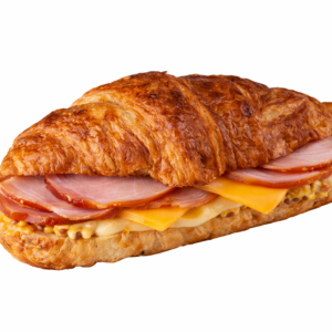 Croissant cu Mușchi File și Brânză Cheddar