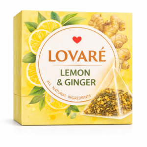 Ceai Lovaré cu Lămâie și Ghimbir