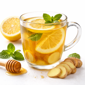 Ceai cu Lămâie și Ghimbir