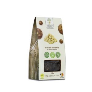Biscuiți Vegani Arahide Rumenite Cu Zahăr Brun